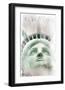 Face Of Liberty-null-Framed Art Print