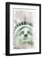 Face Of Liberty-null-Framed Art Print