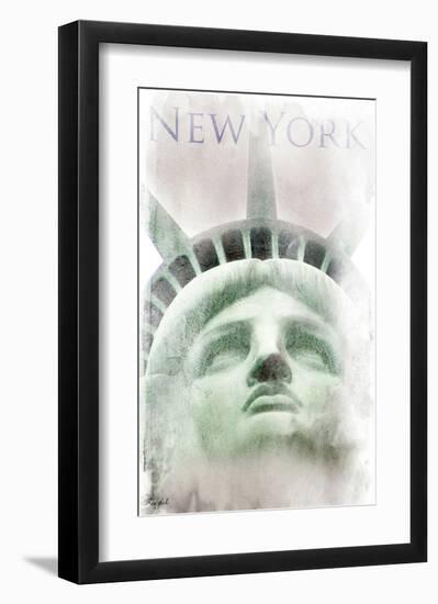 Face Of Liberty-null-Framed Art Print