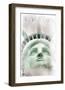 Face Of Liberty-null-Framed Art Print