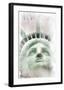 Face Of Liberty-null-Framed Art Print