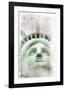 Face Of Liberty-null-Framed Art Print