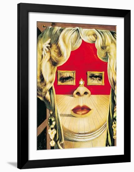 Face of Mae West, c.1935-Salvador Dalí-Framed Art Print