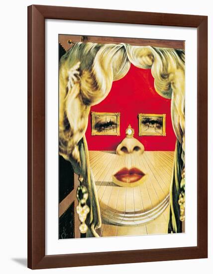 Face of Mae West, c.1935-Salvador Dalí-Framed Art Print