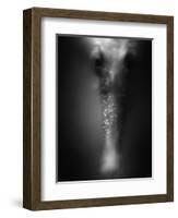 Face of Seahorse-Henry Horenstein-Framed Photographic Print