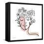 Face of Spring II-Farida Zaman-Framed Stretched Canvas