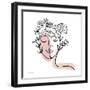 Face of Spring II-Farida Zaman-Framed Art Print