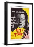 Face of Terror-null-Framed Art Print