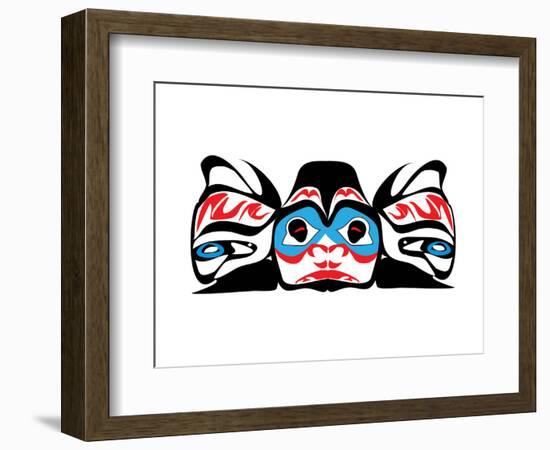 Face of The Fish-null-Framed Art Print
