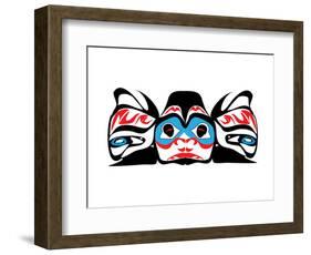 Face of The Fish-null-Framed Art Print