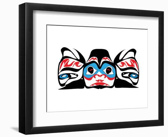 Face of The Fish-null-Framed Art Print