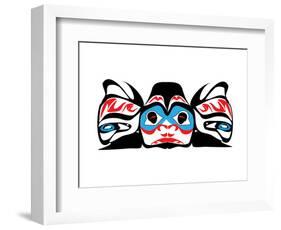 Face of The Fish-null-Framed Art Print