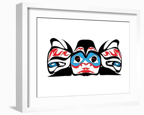 Face of The Fish-null-Framed Art Print