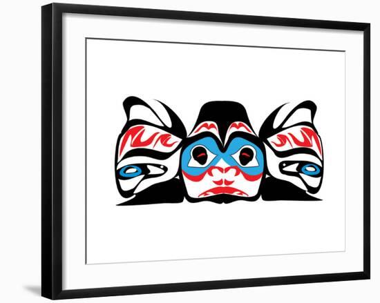 Face of The Fish-null-Framed Art Print