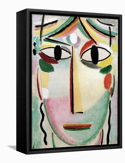 Face of the Saviour, 1919-Alexej Von Jawlensky-Framed Stretched Canvas