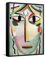 Face of the Saviour, 1919-Alexej Von Jawlensky-Framed Stretched Canvas