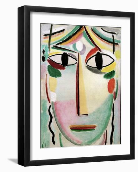 Face of the Saviour, 1919-Alexej Von Jawlensky-Framed Giclee Print