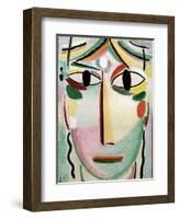 Face of the Saviour, 1919-Alexej Von Jawlensky-Framed Giclee Print