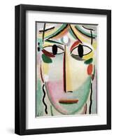 Face of the Saviour, 1919-Alexej Von Jawlensky-Framed Giclee Print