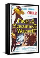 Face of the Screaming Werewolf, 1964-null-Framed Stretched Canvas