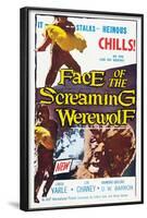 Face of the Screaming Werewolf, 1964-null-Framed Art Print