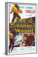 Face of the Screaming Werewolf, 1964-null-Framed Art Print