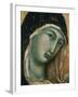 Face of Virgin Mary, from Madonna with Child altarpiece, Convent of San Domenico-Duccio di Buoninsegna-Framed Giclee Print