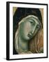 Face of Virgin Mary, from Madonna with Child altarpiece, Convent of San Domenico-Duccio di Buoninsegna-Framed Giclee Print