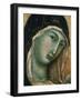 Face of Virgin Mary, from Madonna with Child altarpiece, Convent of San Domenico-Duccio di Buoninsegna-Framed Giclee Print