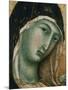 Face of Virgin Mary, from Madonna with Child altarpiece, Convent of San Domenico-Duccio di Buoninsegna-Mounted Giclee Print