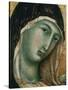 Face of Virgin Mary, from Madonna with Child altarpiece, Convent of San Domenico-Duccio di Buoninsegna-Stretched Canvas