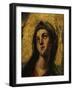 Face of Virgin Mary, from the Coronation of the Virgin, 1591 (Detail)-El Greco-Framed Giclee Print