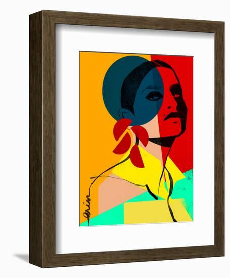 Face Off No. 1-Erin K. Robinson-Framed Art Print