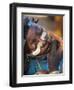 Face Painting with a Mixture of Clay, Turmi, Ethiopia-Jane Sweeney-Framed Photographic Print