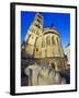 Face Sculpture Below Bonn Cathedral, Bonn, North Rhineland Westphalia, Germany, Europe-Christian Kober-Framed Photographic Print