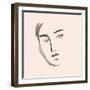 Face Shapes II-Jennifer Parker-Framed Art Print