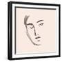 Face Shapes II-Jennifer Parker-Framed Art Print