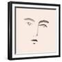 Face Shapes III-Jennifer Parker-Framed Art Print