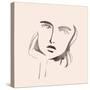 Face Shapes V-Jennifer Parker-Stretched Canvas