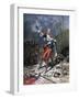 Face the Enemy, 1884-F Meaulle-Framed Giclee Print