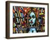 Face the Faith-Abstract Graffiti-Framed Giclee Print