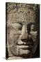 Face Thought to Depict Bodhisattva Avalokiteshvara, Angkor World Heritage Site-David Wall-Stretched Canvas