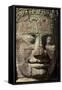 Face Thought to Depict Bodhisattva Avalokiteshvara, Angkor World Heritage Site-David Wall-Framed Stretched Canvas