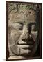 Face Thought to Depict Bodhisattva Avalokiteshvara, Angkor World Heritage Site-David Wall-Framed Photographic Print