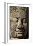 Face Thought to Depict Bodhisattva Avalokiteshvara, Angkor World Heritage Site-David Wall-Framed Photographic Print