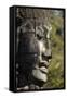 Face Thought to Depict Bodhisattva Avalokiteshvara, Angkor World Heritage Site-David Wall-Framed Stretched Canvas