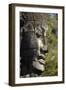 Face Thought to Depict Bodhisattva Avalokiteshvara, Angkor World Heritage Site-David Wall-Framed Photographic Print