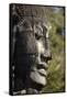 Face Thought to Depict Bodhisattva Avalokiteshvara, Angkor World Heritage Site-David Wall-Framed Stretched Canvas