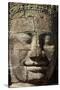 Face Thought to Depict Bodhisattva Avalokiteshvara, Angkor World Heritage Site-David Wall-Stretched Canvas