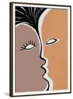 Face to Face 2-Design Fabrikken-Framed Premium Giclee Print